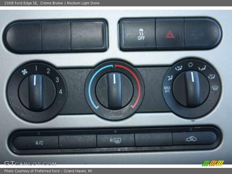 Controls of 2008 Edge SE