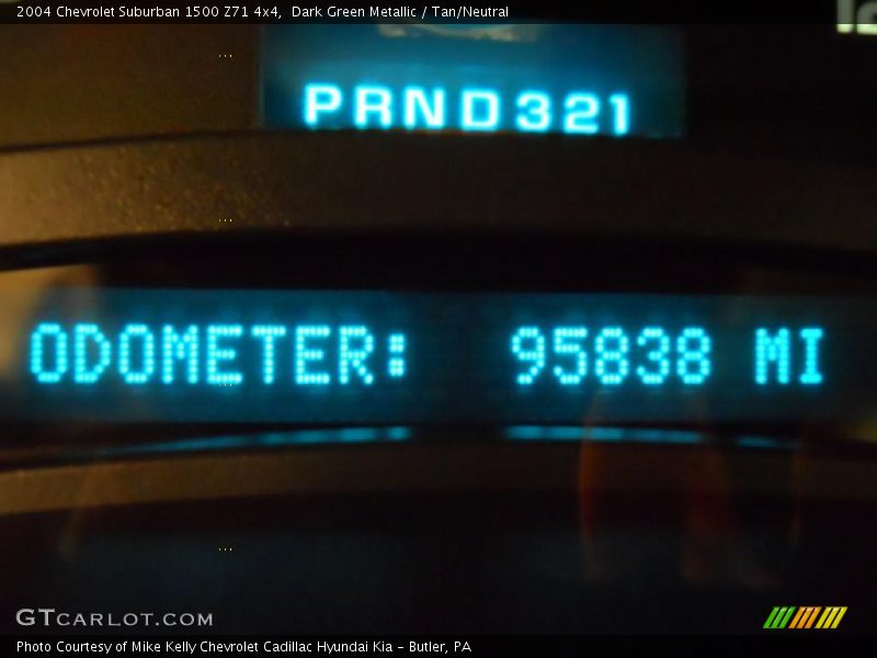 Dark Green Metallic / Tan/Neutral 2004 Chevrolet Suburban 1500 Z71 4x4