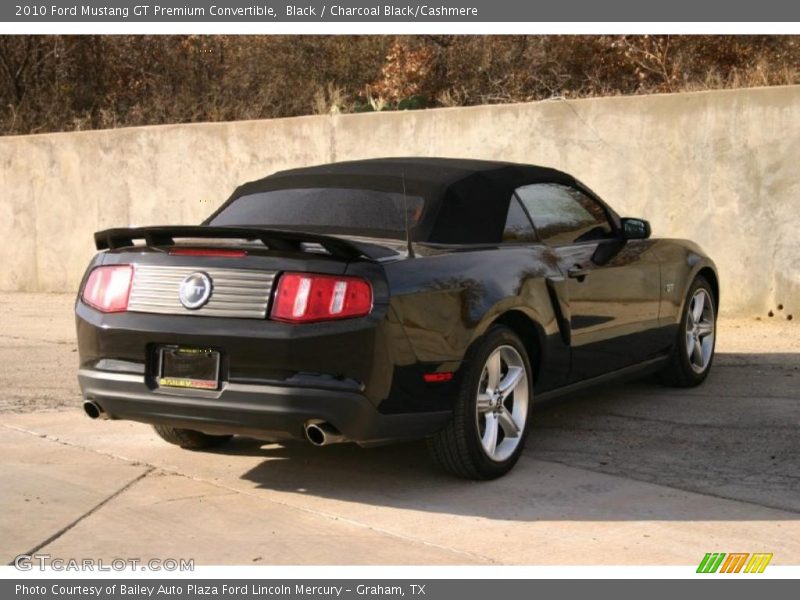 Black / Charcoal Black/Cashmere 2010 Ford Mustang GT Premium Convertible