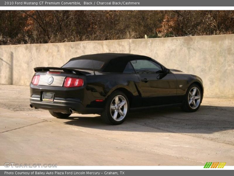 Black / Charcoal Black/Cashmere 2010 Ford Mustang GT Premium Convertible