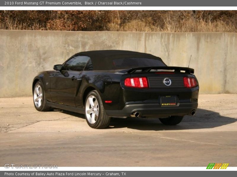 Black / Charcoal Black/Cashmere 2010 Ford Mustang GT Premium Convertible
