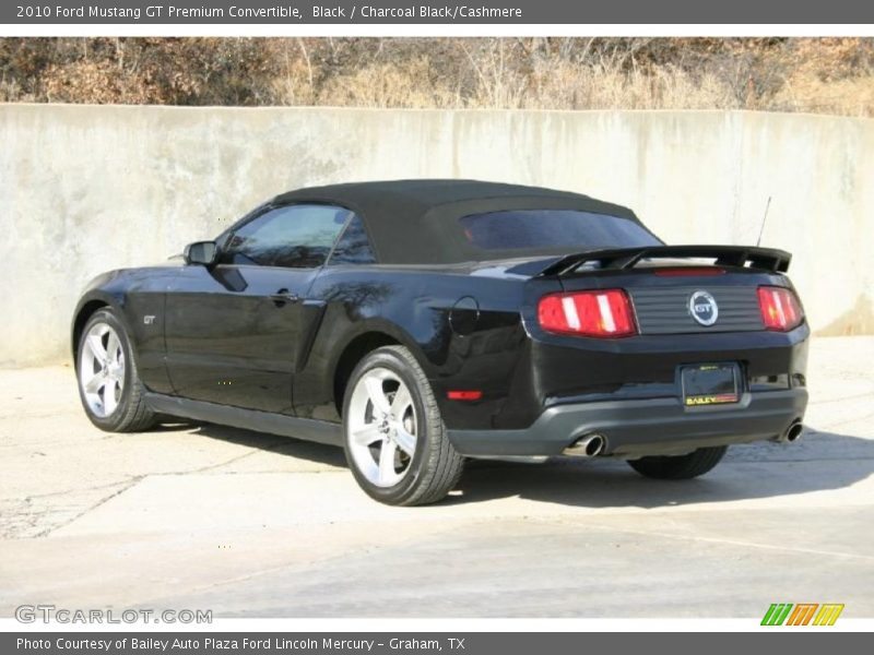 Black / Charcoal Black/Cashmere 2010 Ford Mustang GT Premium Convertible