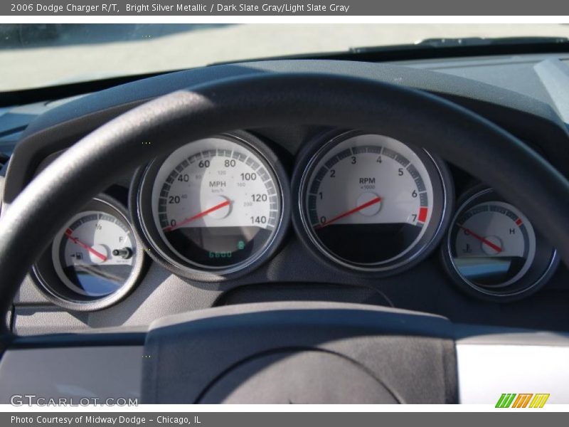 Bright Silver Metallic / Dark Slate Gray/Light Slate Gray 2006 Dodge Charger R/T
