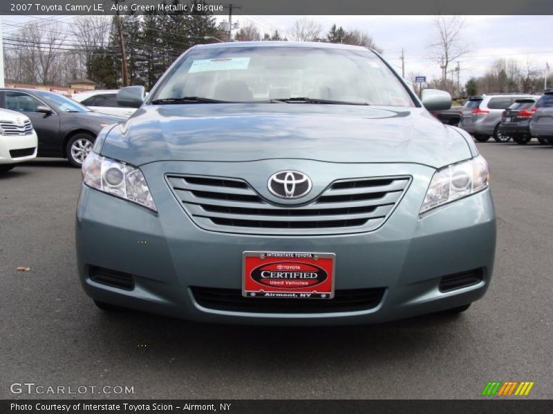 Aloe Green Metallic / Bisque 2007 Toyota Camry LE