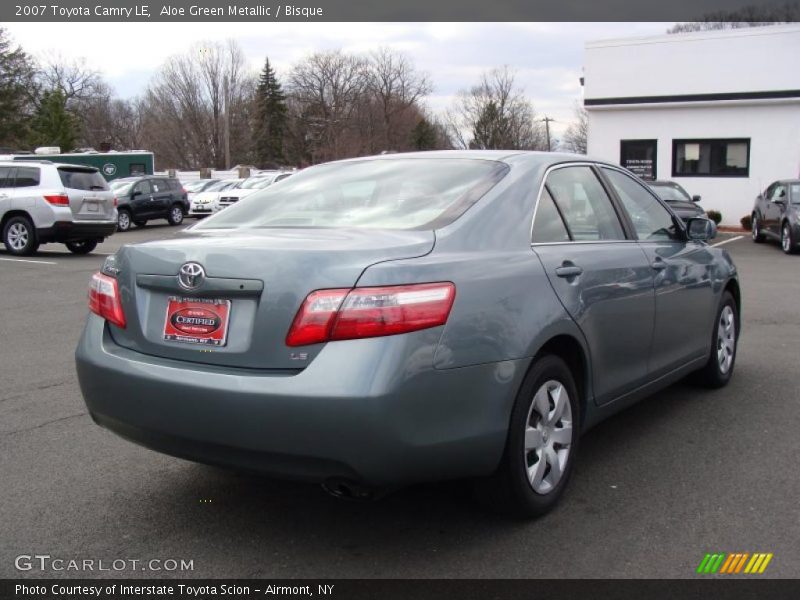 Aloe Green Metallic / Bisque 2007 Toyota Camry LE
