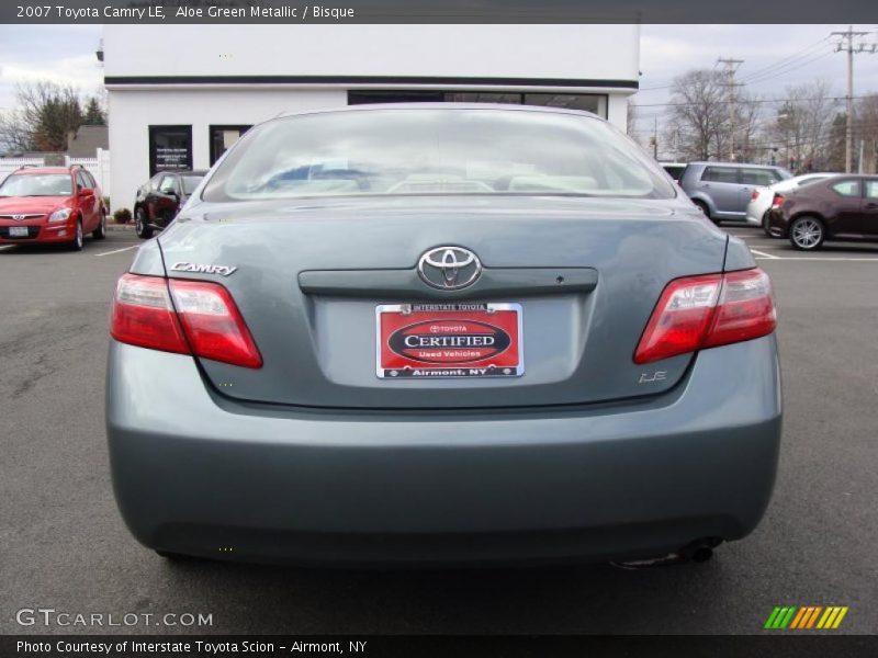 Aloe Green Metallic / Bisque 2007 Toyota Camry LE