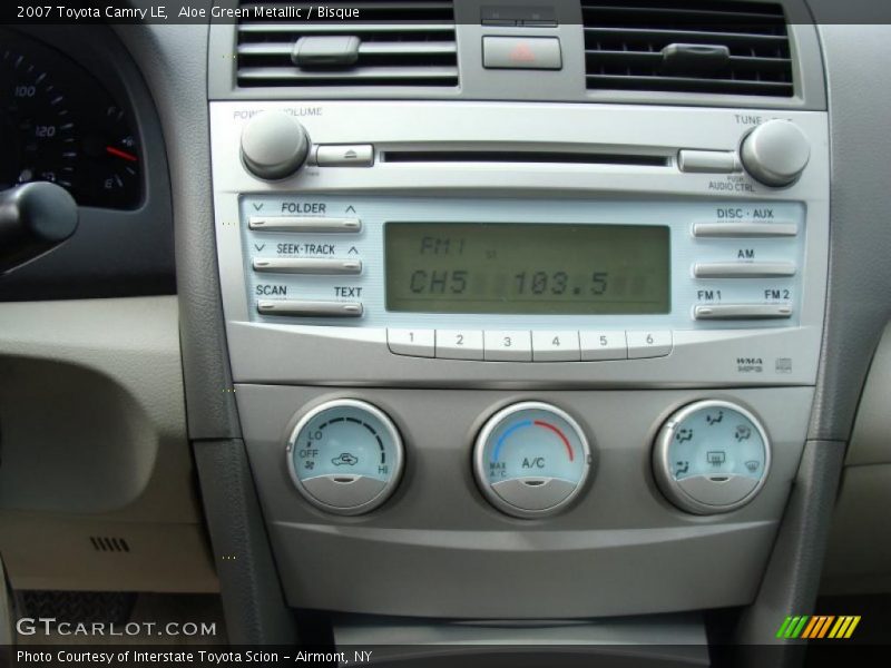 Aloe Green Metallic / Bisque 2007 Toyota Camry LE