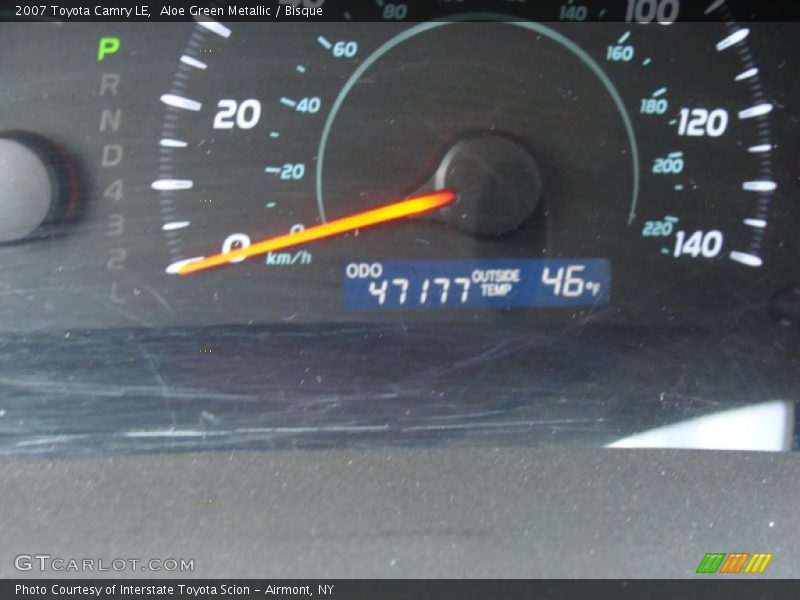 Aloe Green Metallic / Bisque 2007 Toyota Camry LE