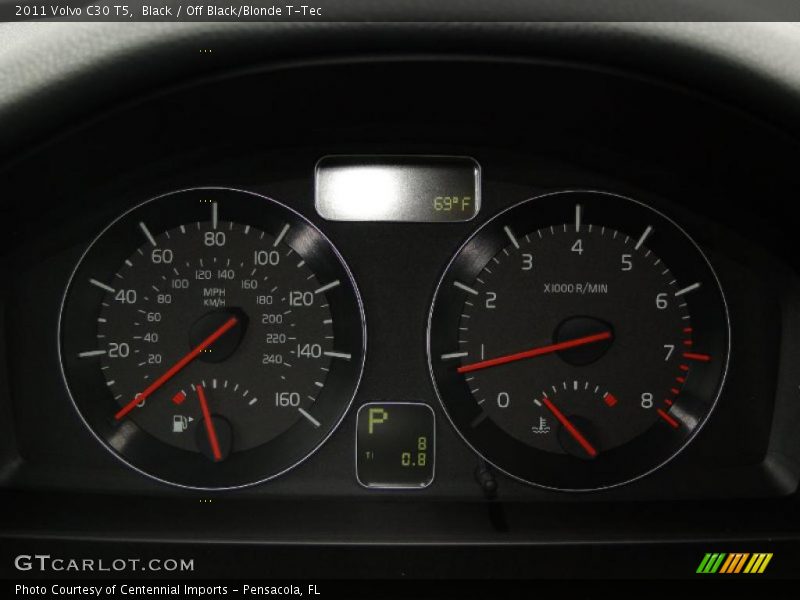 Black / Off Black/Blonde T-Tec 2011 Volvo C30 T5