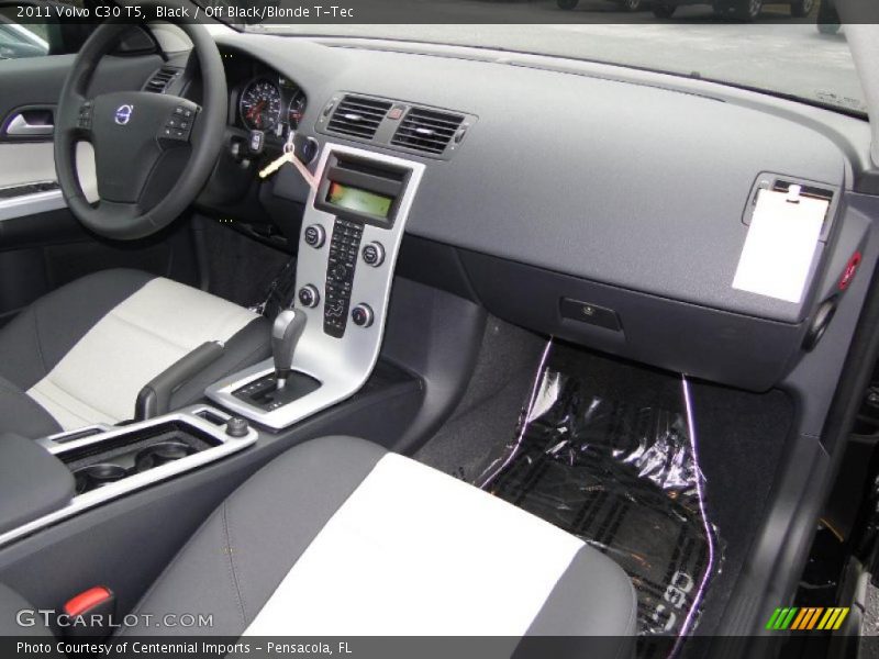 2011 C30 T5 Off Black/Blonde T-Tec Interior