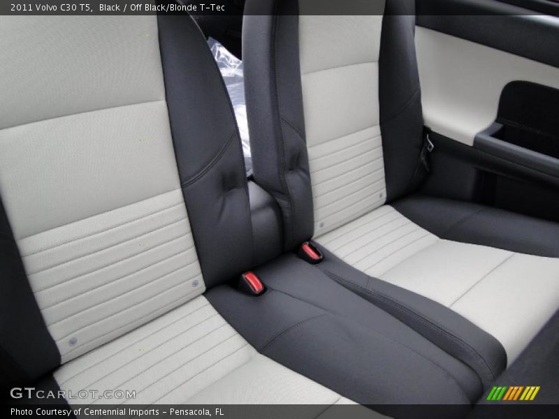  2011 C30 T5 Off Black/Blonde T-Tec Interior
