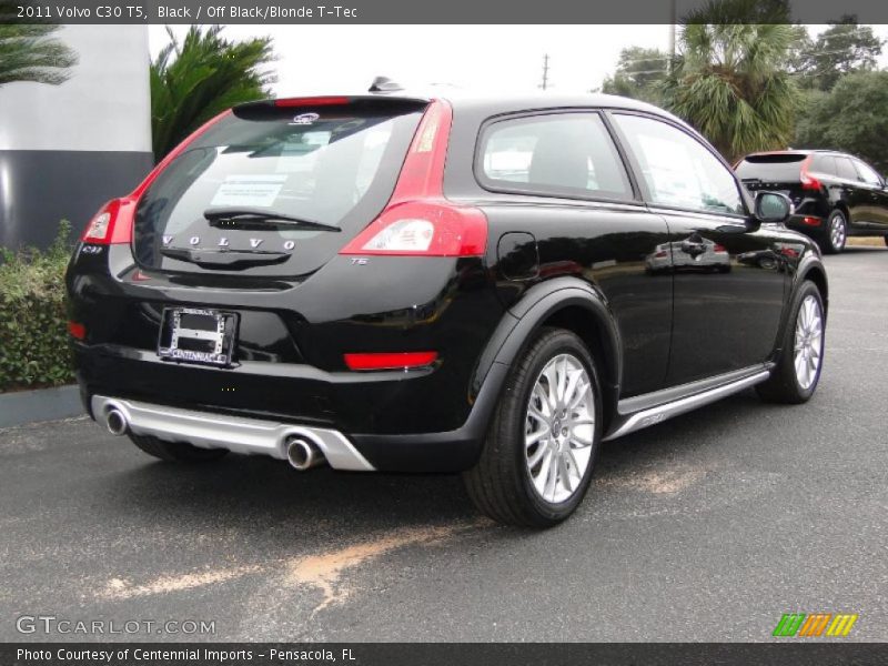 Black / Off Black/Blonde T-Tec 2011 Volvo C30 T5