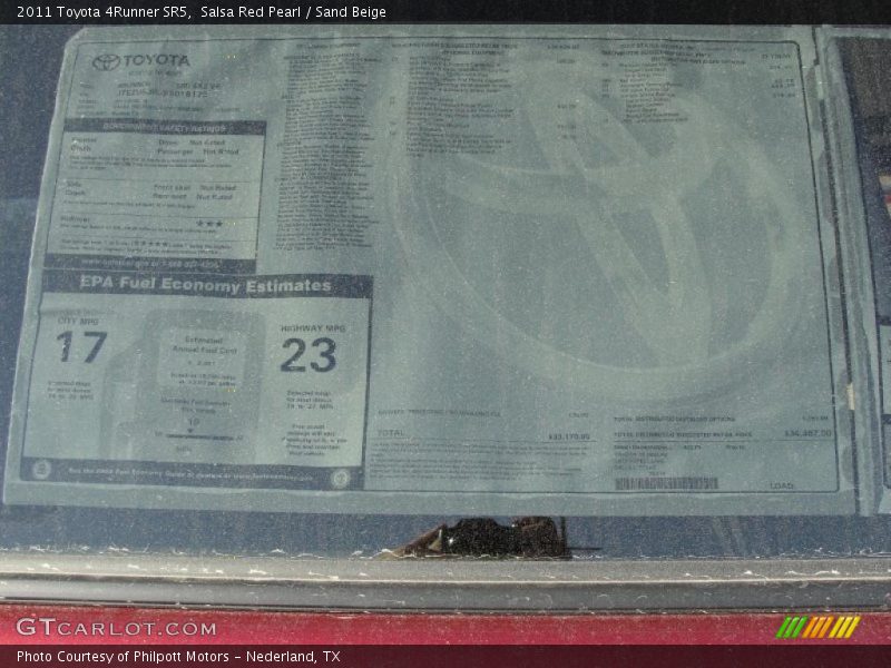 Salsa Red Pearl / Sand Beige 2011 Toyota 4Runner SR5
