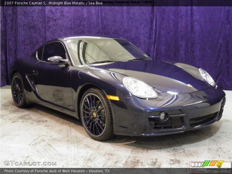 Midnight Blue Metallic / Sea Blue 2007 Porsche Cayman S