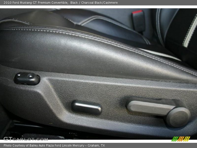 Controls of 2010 Mustang GT Premium Convertible