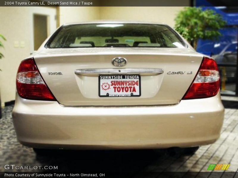 Desert Sand Mica / Taupe 2004 Toyota Camry LE