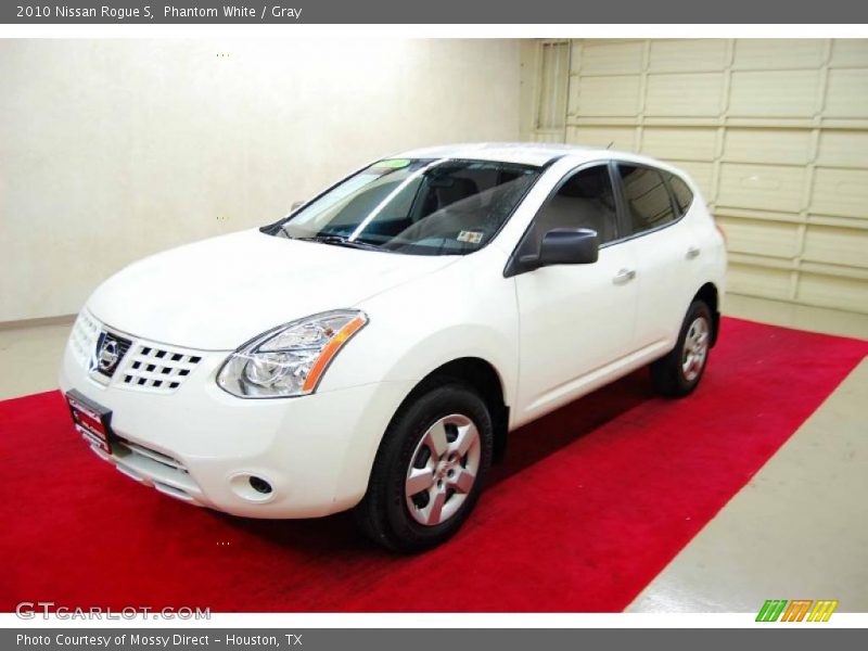 Phantom White / Gray 2010 Nissan Rogue S