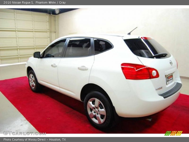 Phantom White / Gray 2010 Nissan Rogue S