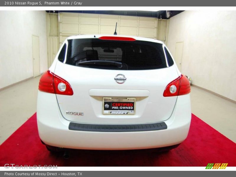 Phantom White / Gray 2010 Nissan Rogue S