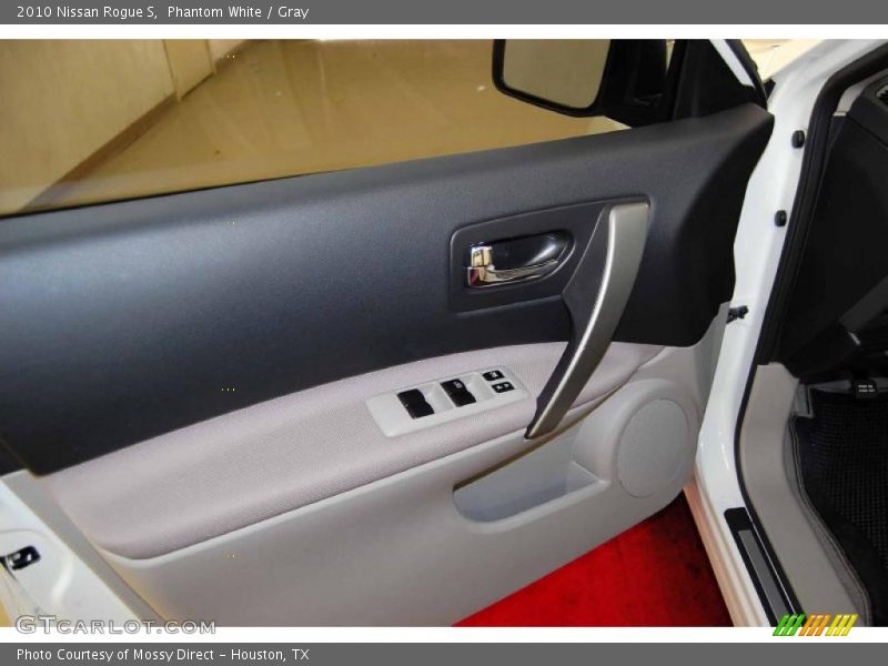 Phantom White / Gray 2010 Nissan Rogue S