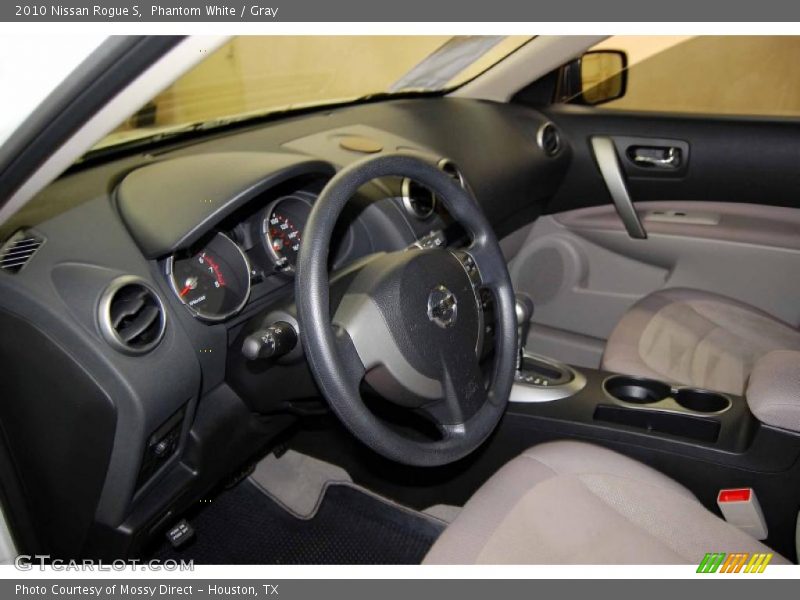 Phantom White / Gray 2010 Nissan Rogue S