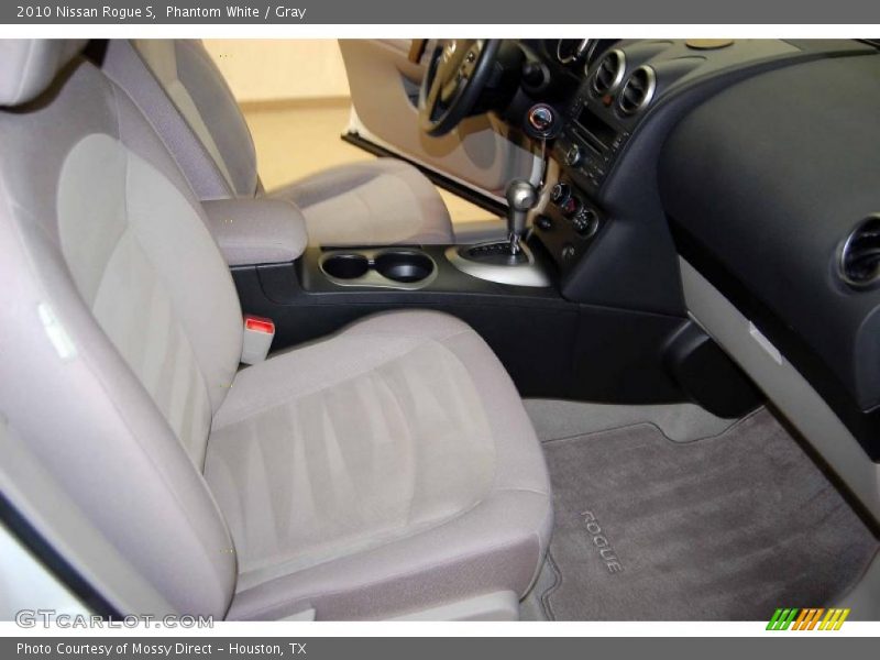 Phantom White / Gray 2010 Nissan Rogue S