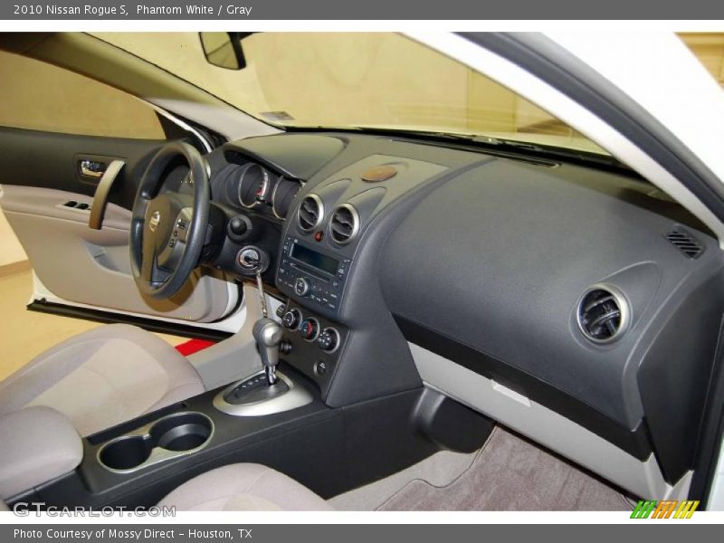 Phantom White / Gray 2010 Nissan Rogue S