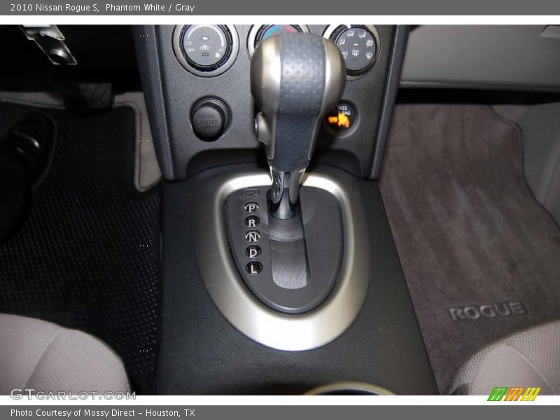 Phantom White / Gray 2010 Nissan Rogue S