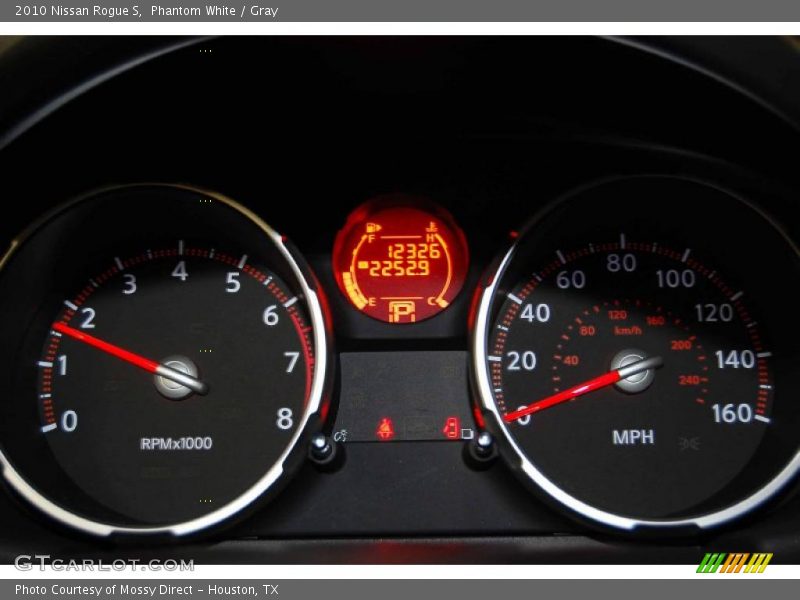 Phantom White / Gray 2010 Nissan Rogue S