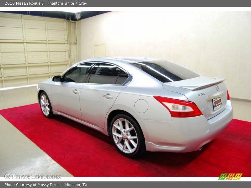Phantom White / Gray 2010 Nissan Rogue S