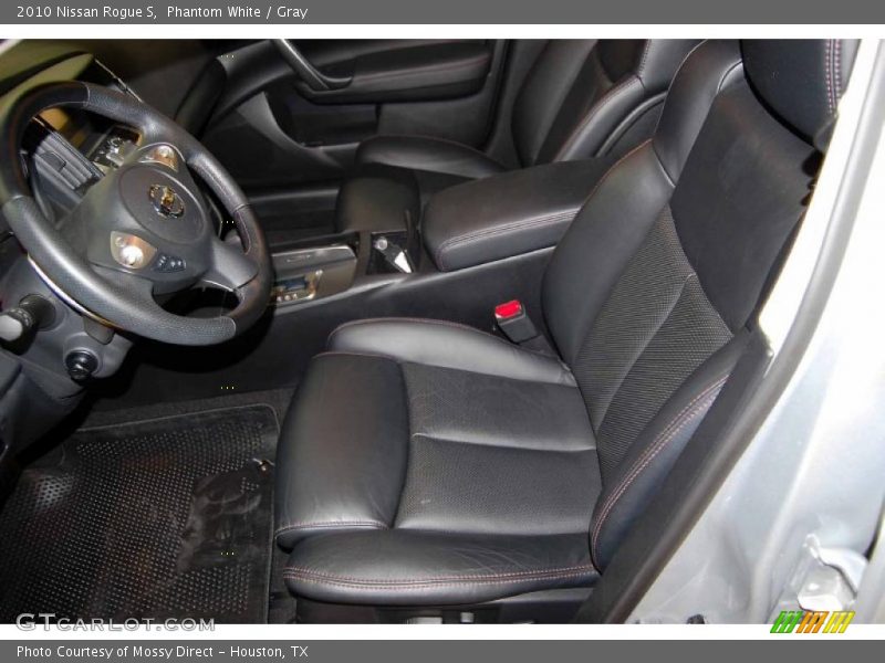Phantom White / Gray 2010 Nissan Rogue S