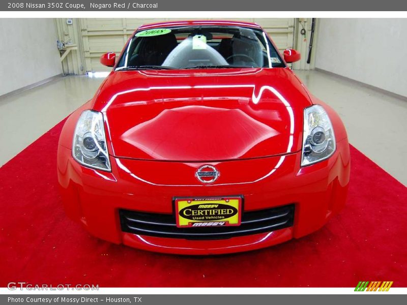 Nogaro Red / Charcoal 2008 Nissan 350Z Coupe