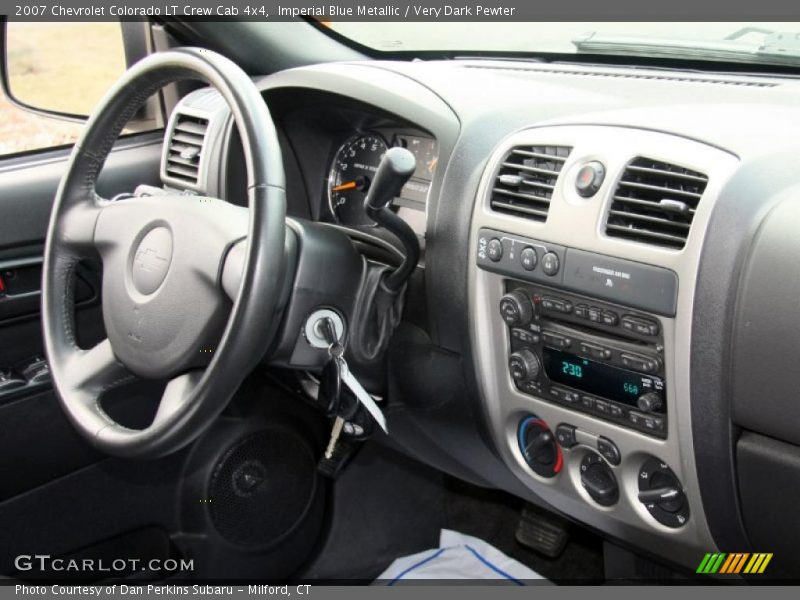 Imperial Blue Metallic / Very Dark Pewter 2007 Chevrolet Colorado LT Crew Cab 4x4