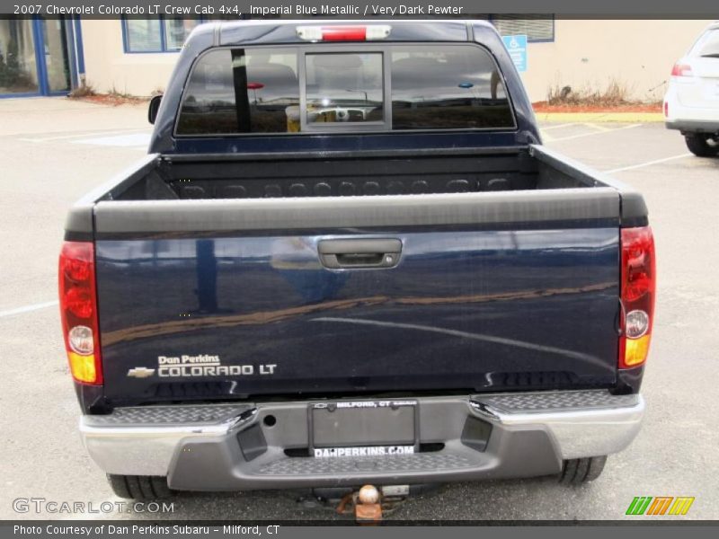Imperial Blue Metallic / Very Dark Pewter 2007 Chevrolet Colorado LT Crew Cab 4x4