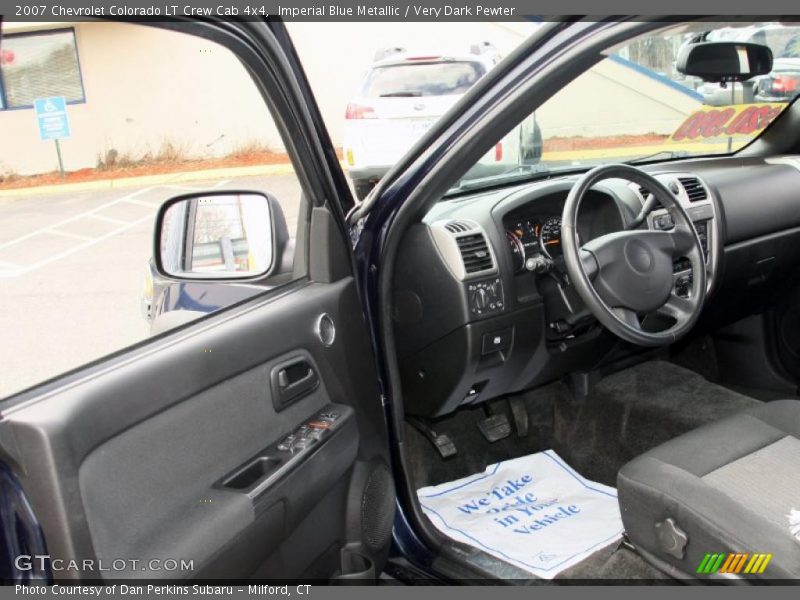 Imperial Blue Metallic / Very Dark Pewter 2007 Chevrolet Colorado LT Crew Cab 4x4