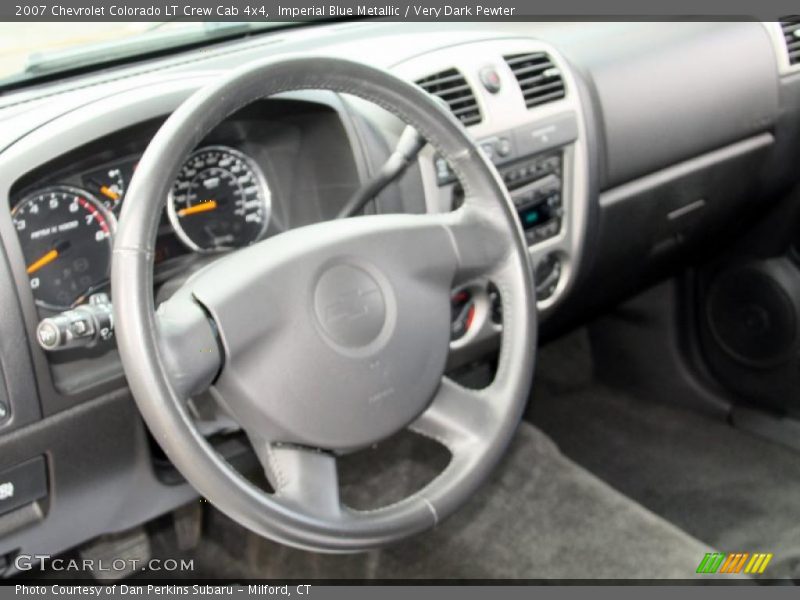 Imperial Blue Metallic / Very Dark Pewter 2007 Chevrolet Colorado LT Crew Cab 4x4