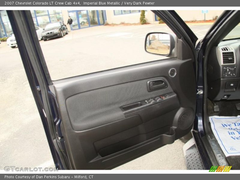 Imperial Blue Metallic / Very Dark Pewter 2007 Chevrolet Colorado LT Crew Cab 4x4