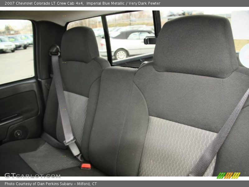 Imperial Blue Metallic / Very Dark Pewter 2007 Chevrolet Colorado LT Crew Cab 4x4
