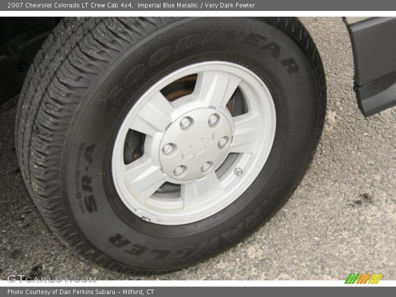 Imperial Blue Metallic / Very Dark Pewter 2007 Chevrolet Colorado LT Crew Cab 4x4