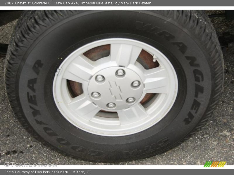 Imperial Blue Metallic / Very Dark Pewter 2007 Chevrolet Colorado LT Crew Cab 4x4