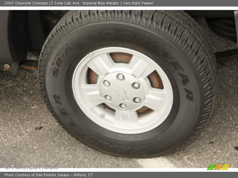 Imperial Blue Metallic / Very Dark Pewter 2007 Chevrolet Colorado LT Crew Cab 4x4