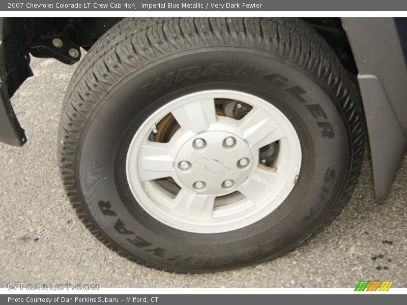 Imperial Blue Metallic / Very Dark Pewter 2007 Chevrolet Colorado LT Crew Cab 4x4