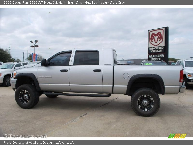 Bright Silver Metallic / Medium Slate Gray 2006 Dodge Ram 2500 SLT Mega Cab 4x4