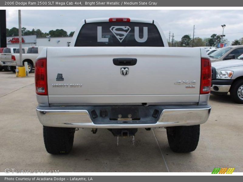 Bright Silver Metallic / Medium Slate Gray 2006 Dodge Ram 2500 SLT Mega Cab 4x4
