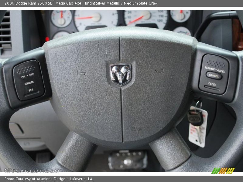 Bright Silver Metallic / Medium Slate Gray 2006 Dodge Ram 2500 SLT Mega Cab 4x4