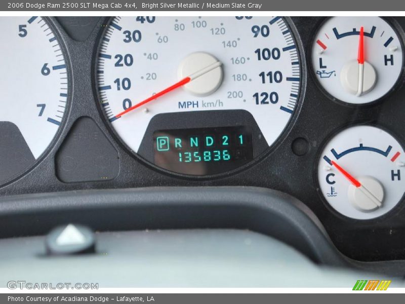 Bright Silver Metallic / Medium Slate Gray 2006 Dodge Ram 2500 SLT Mega Cab 4x4