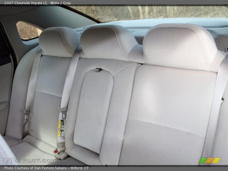 White / Gray 2007 Chevrolet Impala LS