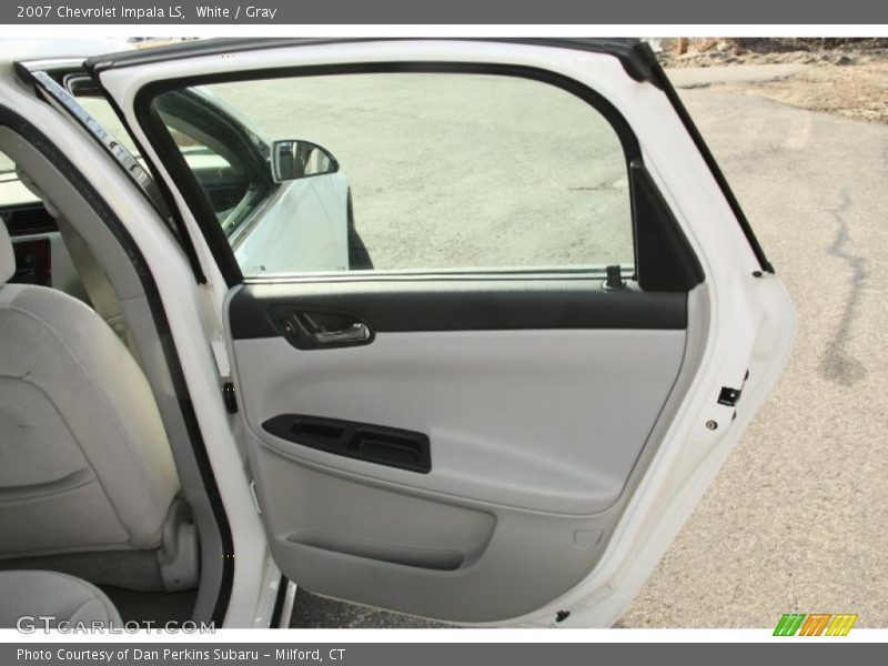 White / Gray 2007 Chevrolet Impala LS