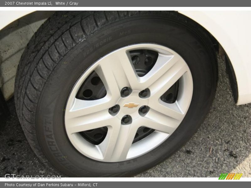 White / Gray 2007 Chevrolet Impala LS