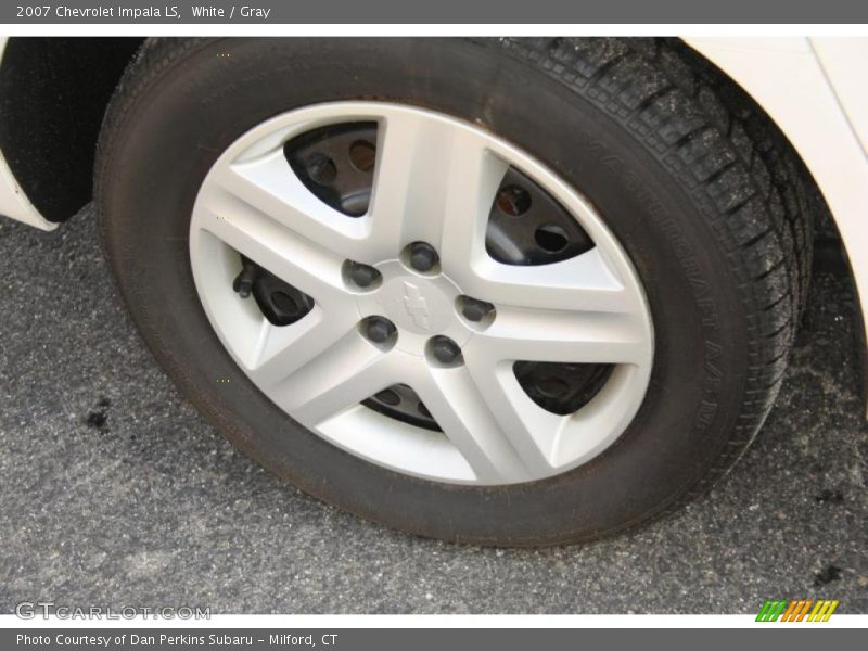 White / Gray 2007 Chevrolet Impala LS